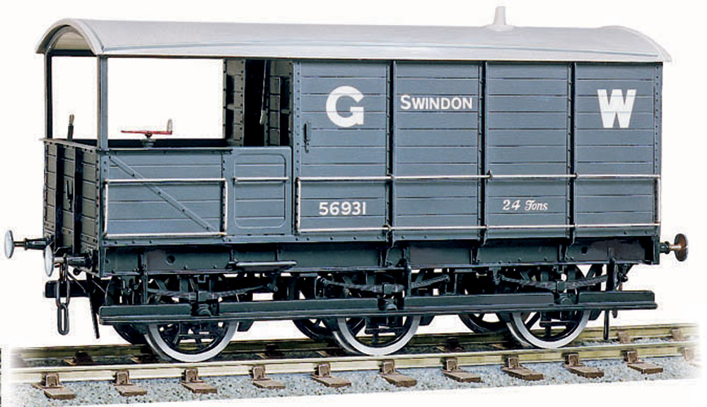 W-603 GWR 24 Tonnen Sechsrad-Bremswagen