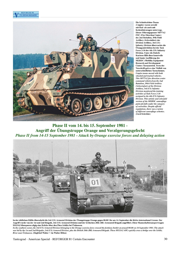Tankograd TG3057 REFORGER 81 Certain Encounter