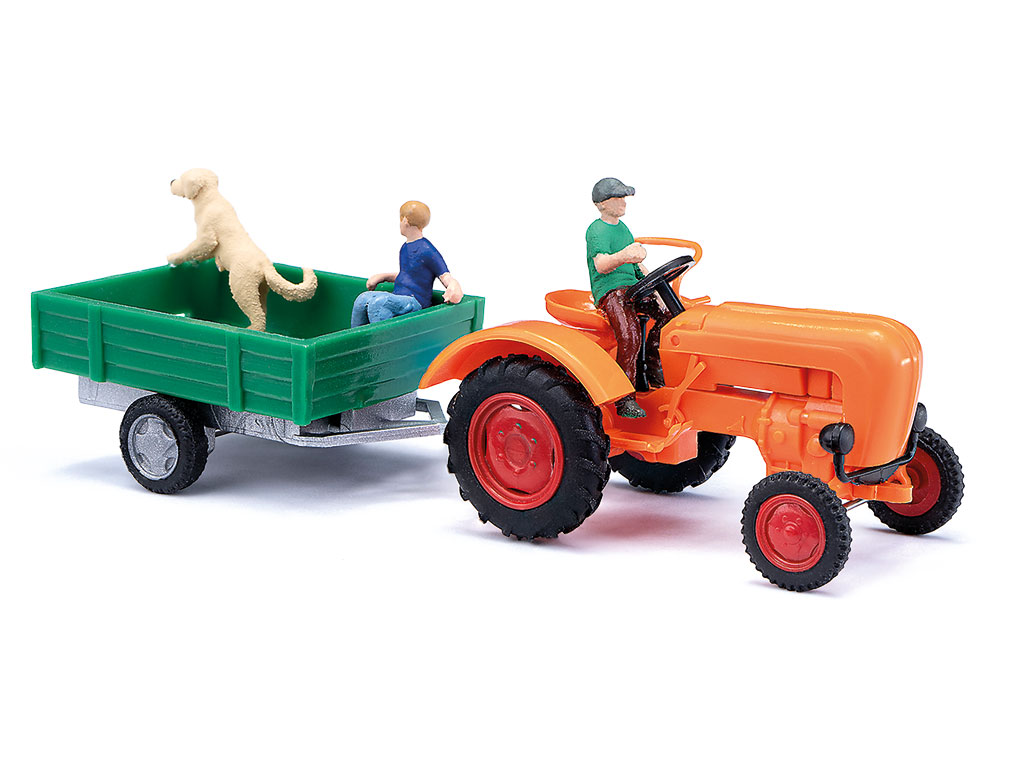 50052 Allgaier A111L mit Anhänger & Figur