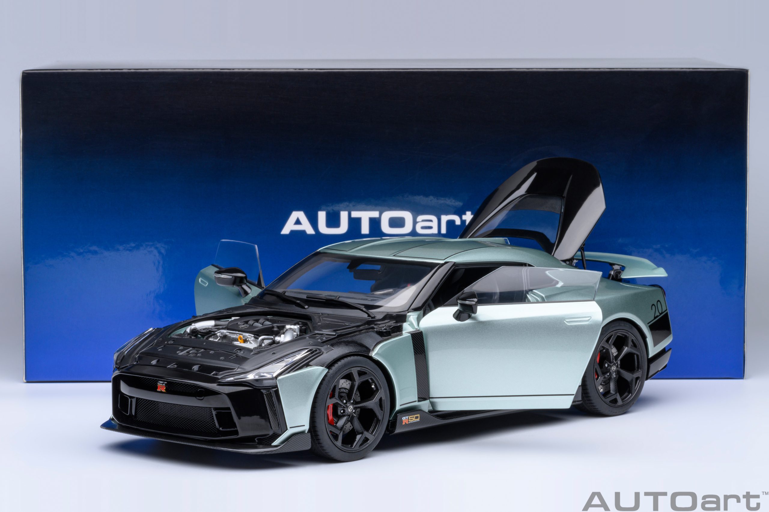 77512 Nissan GT-R50 by Italdesidn met. green
