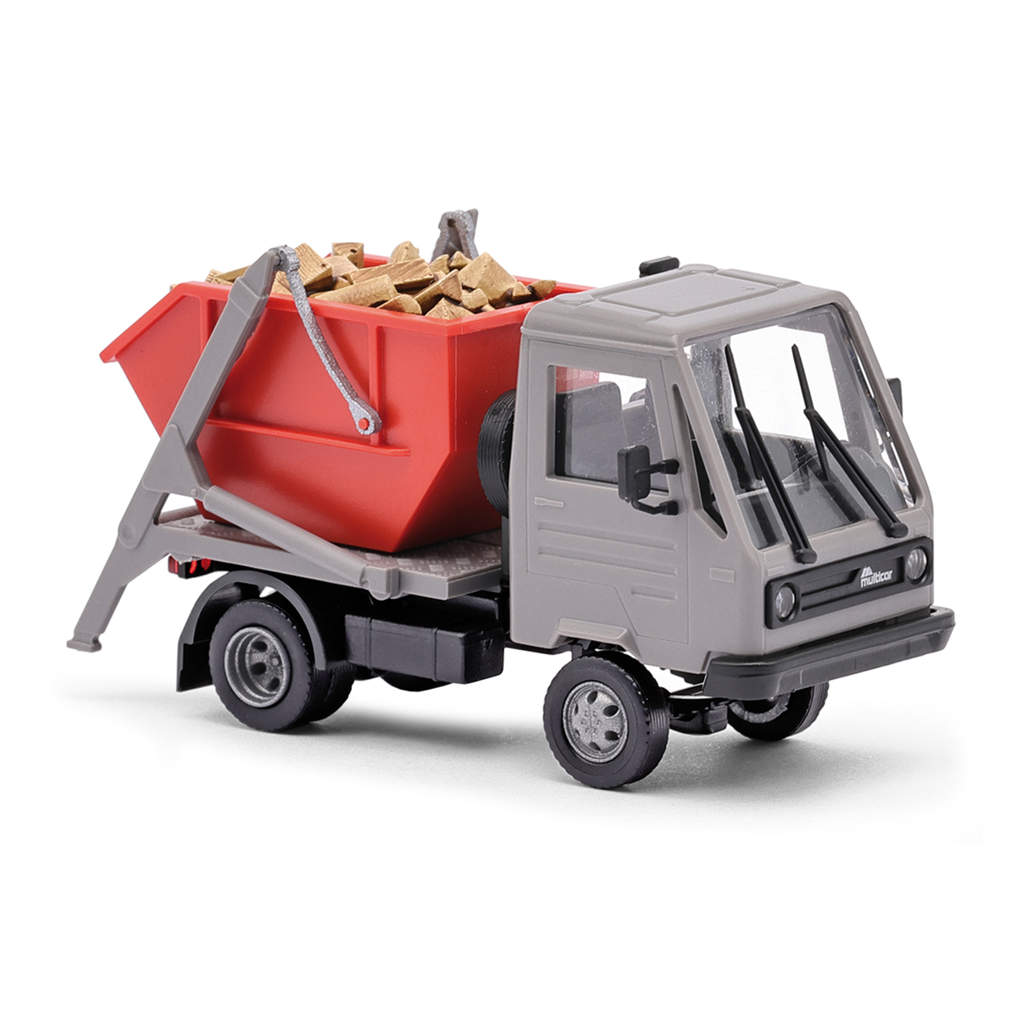 42237 Multicar M26 mit Absetzkipper/Holzladung