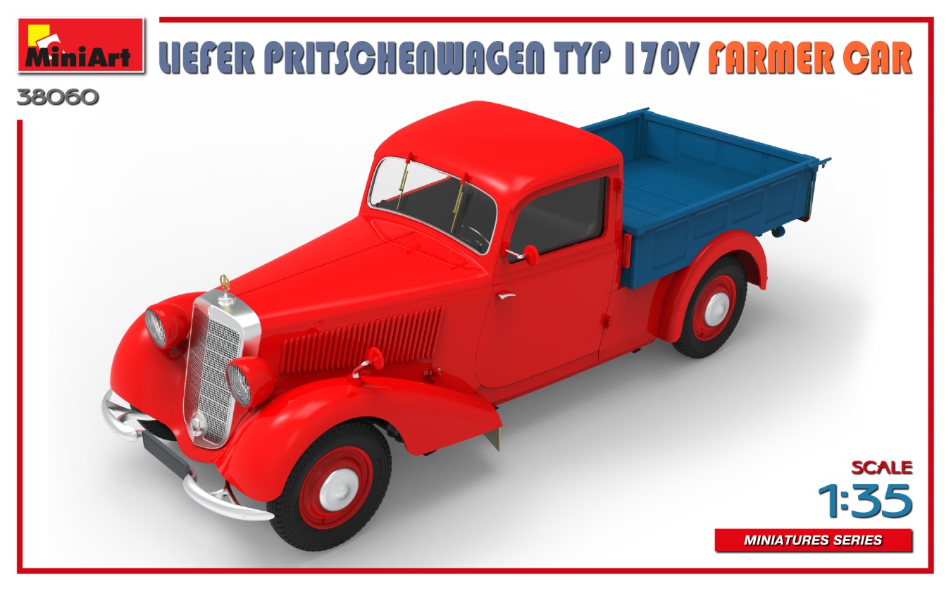 MiniArt 38060 Liefer Pritschenwg. Typ 170V Farmer Car