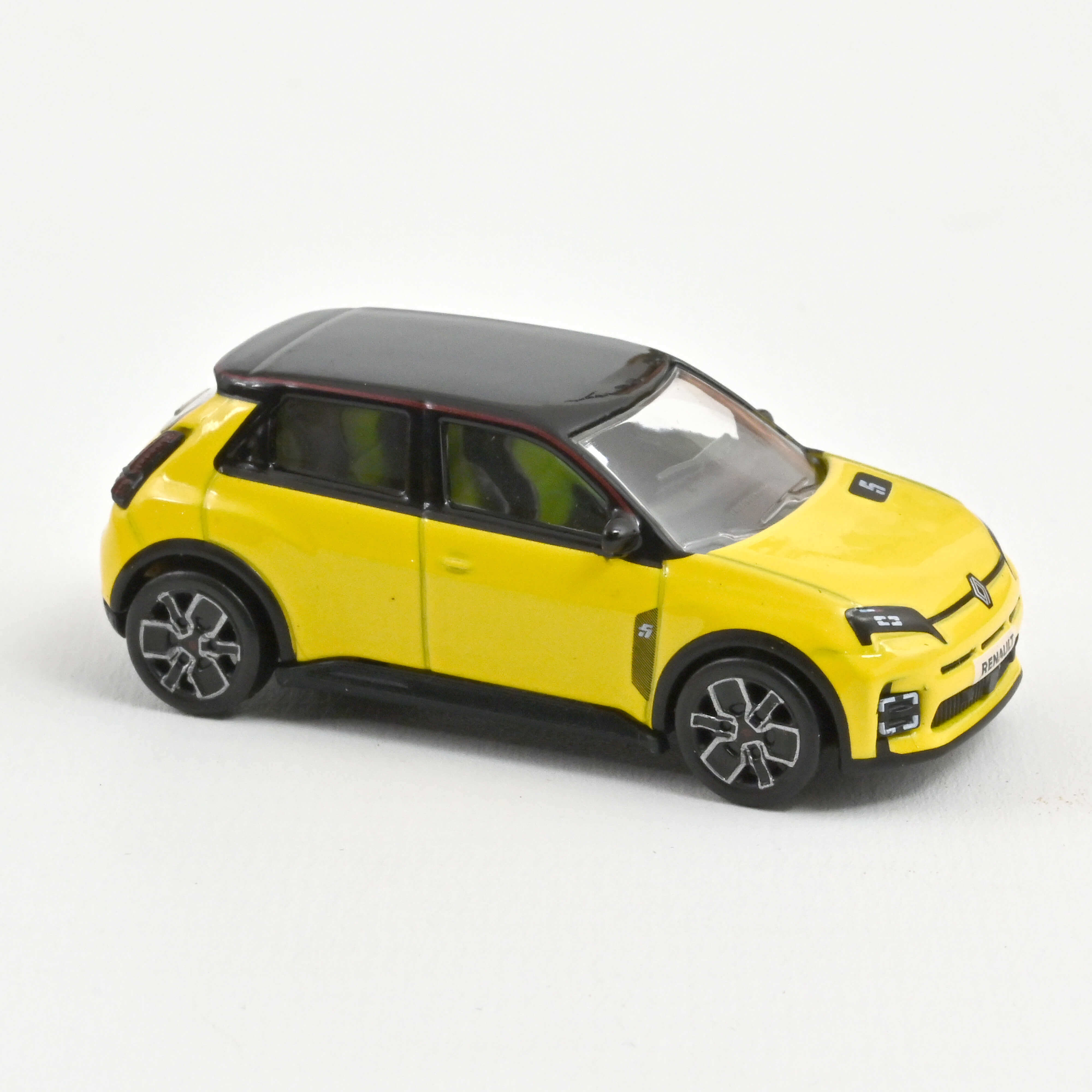 Norev 310973 Renault 5 E-Tech Electric Yellow Pop&bla