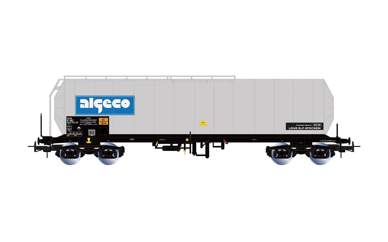 HJ6324 SNCF Kesselwagen chromsilber Tank Ep.4