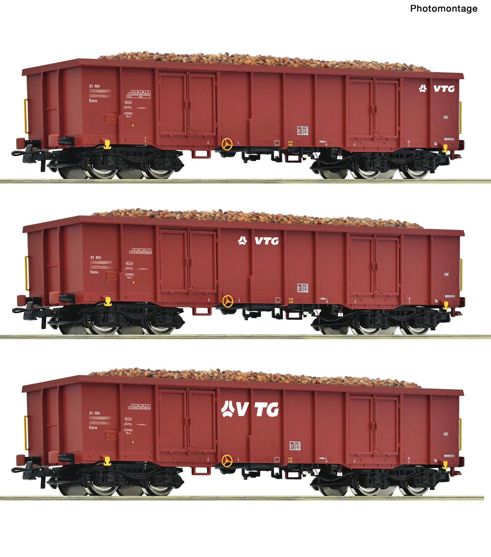 6600429 VTG Hochbordwagen-Set 3-tlg. Ep.6