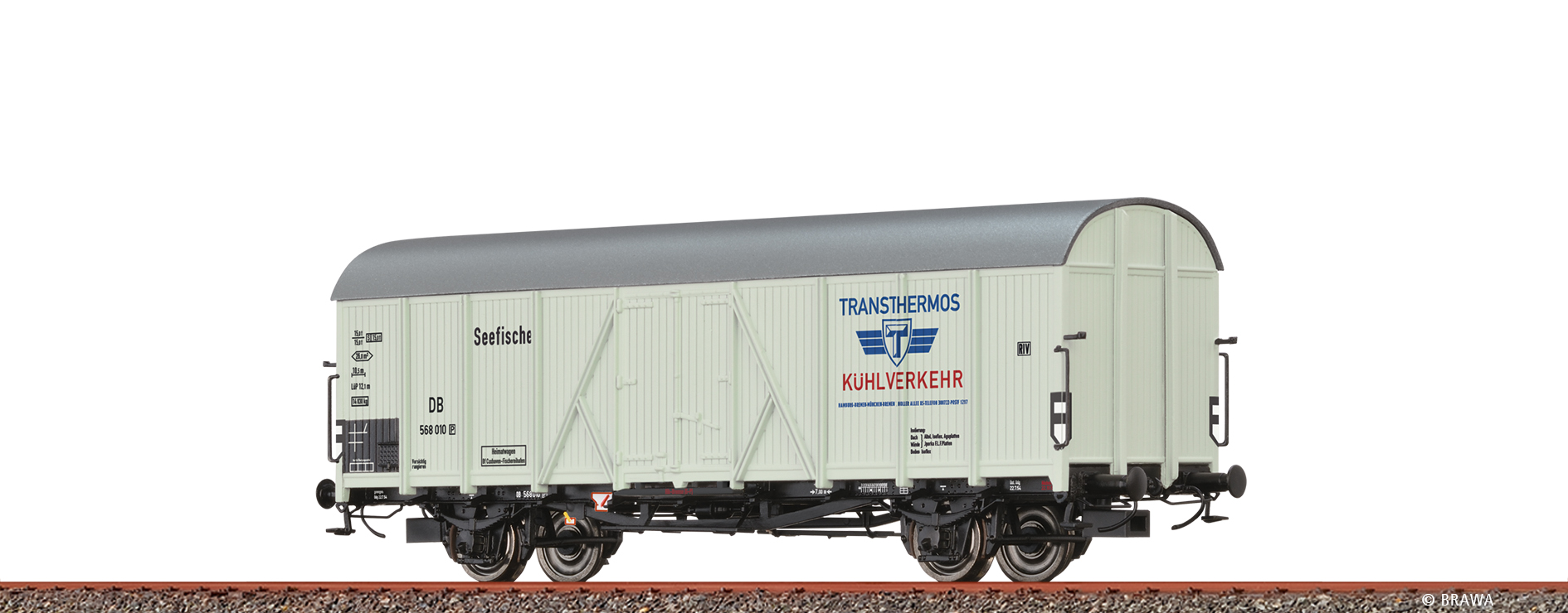 Brawa 47640 DB Kühlwagen Tnfhs38 "Transthermos" Ep.3