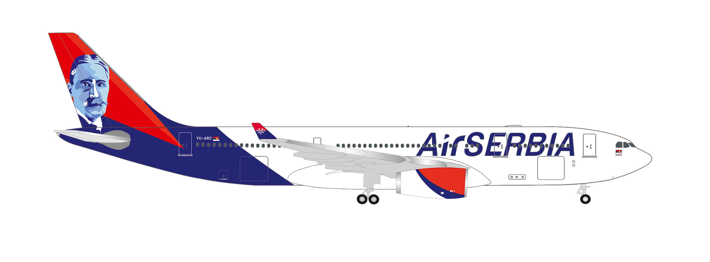 536578-001 Airbus A330-200 Air Serbia