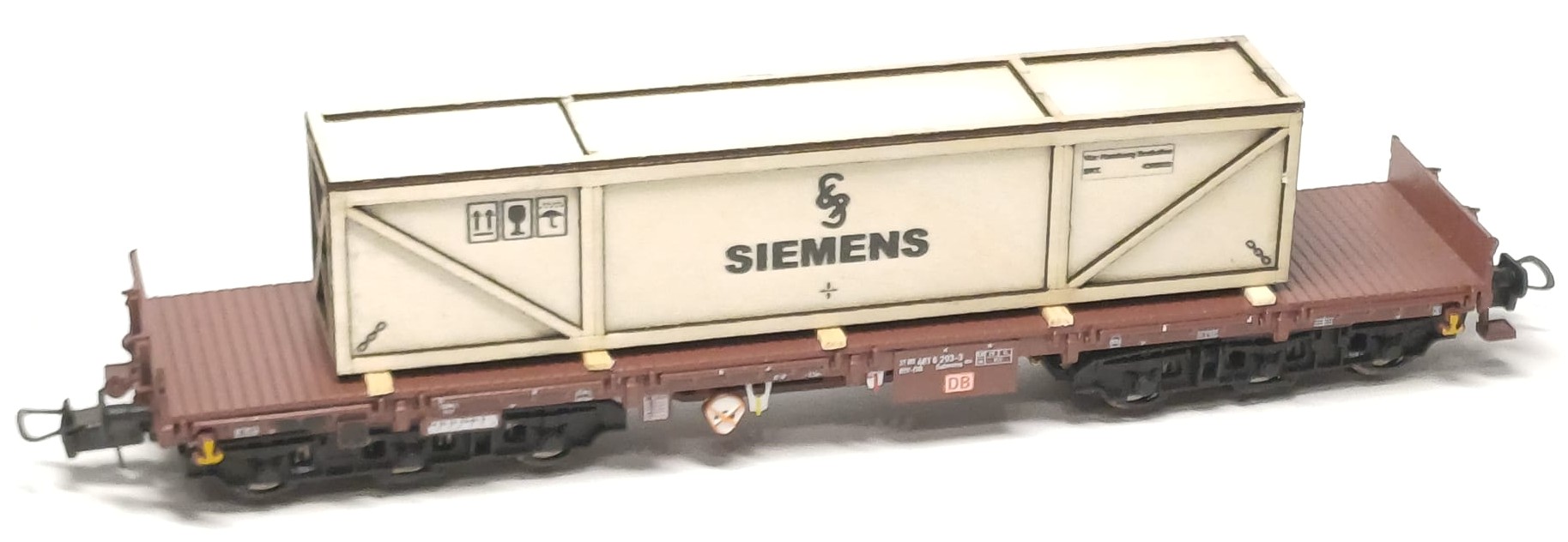 LOEWE 2566 Ladegut Überseekiste SIEMENS 120 mm