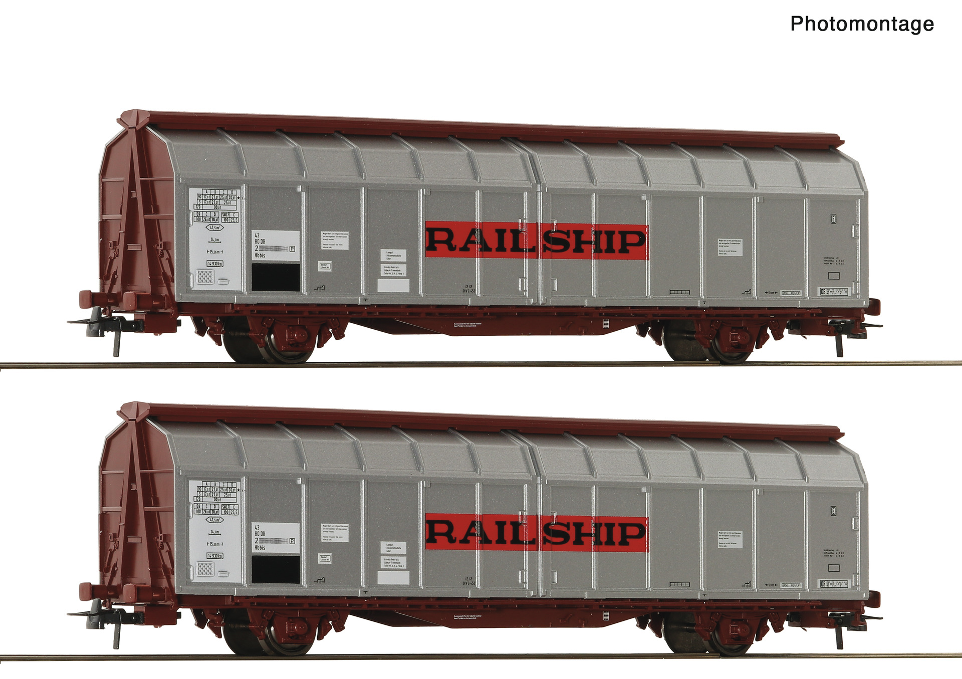 6600261 Railship Schiebewandwagen-Set 2-tlg Ep.4