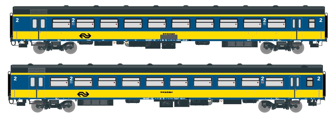 Exact-train 11062 NS Personenwagen-Set 2-tlg. ICR Ep.4