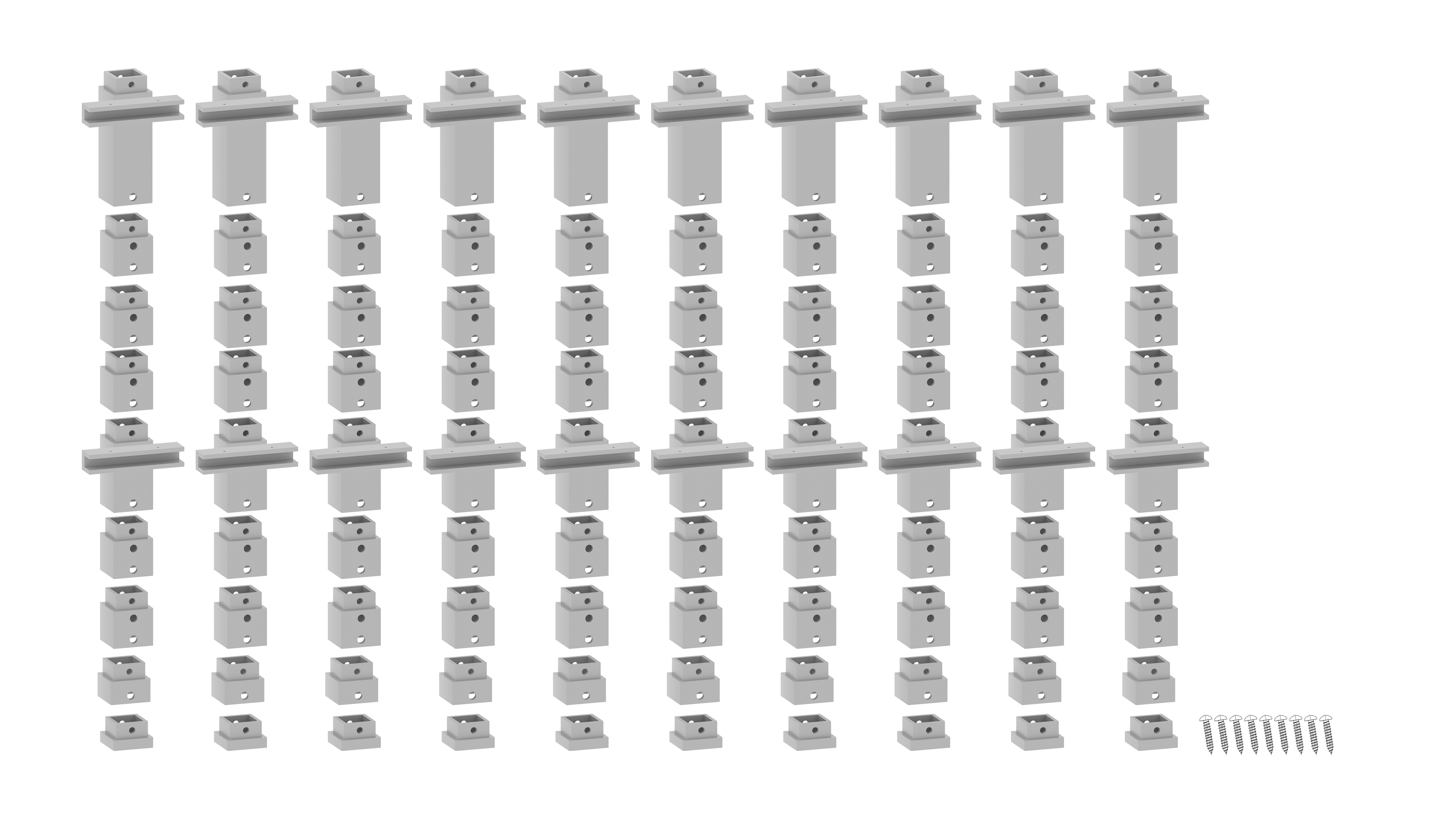 53944 easy TRACK Pfeiler-Set doppelstöckig