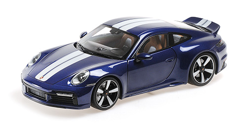 Minichamps 110069202 Porsche 911 (992) Sport Classic blaumet.