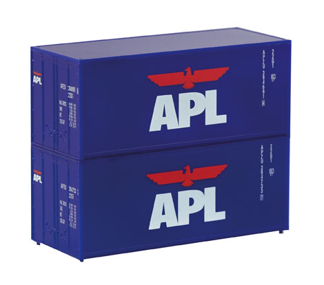 Piko 46102 20 Fuß APL Container, 2 St.