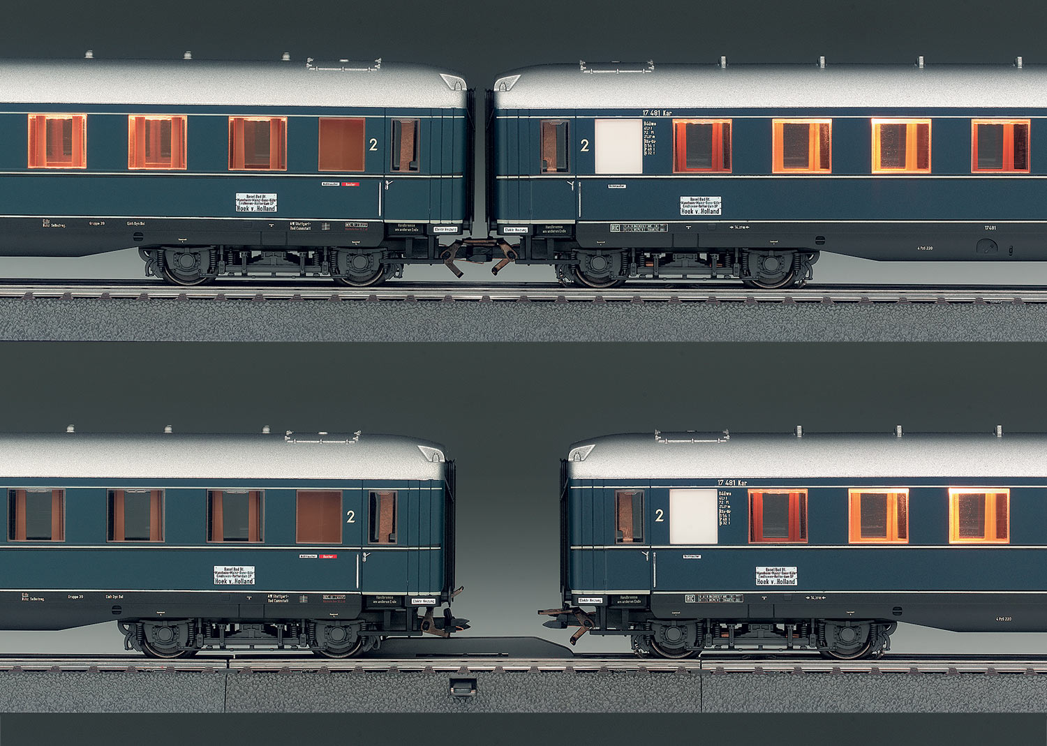 Märklin 72020 Stromführende Kurzkupplung 2 Stück