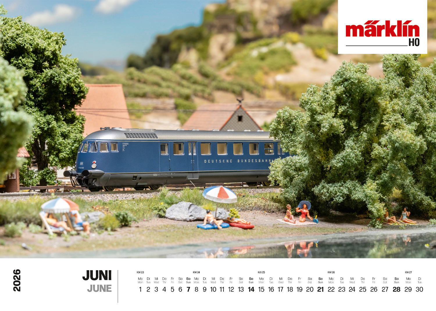 19726 Wandkalender Märklin/Trix 2026