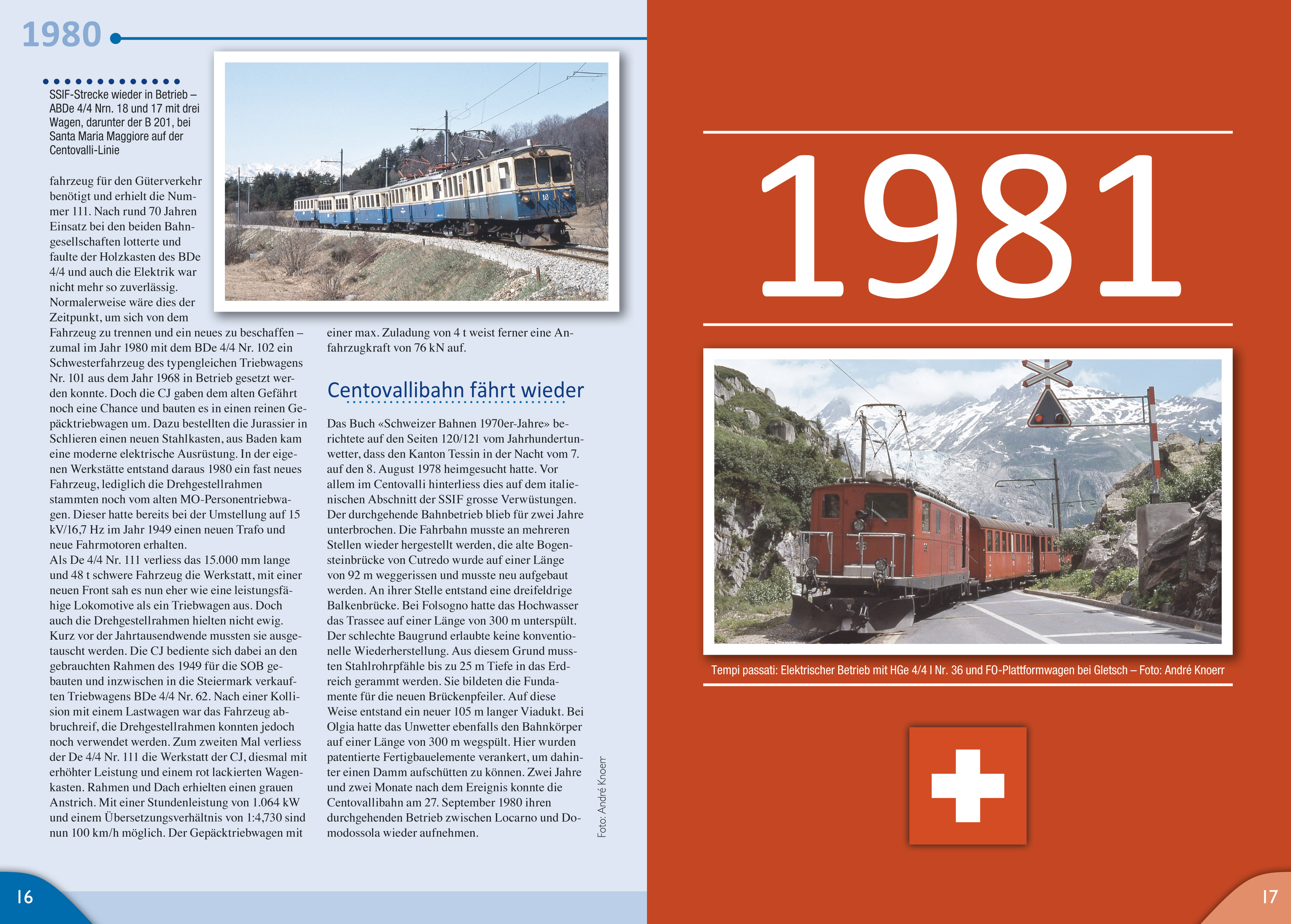 Edition Lan 0922-6 Schweizer Bahnen 1980er-Jahre