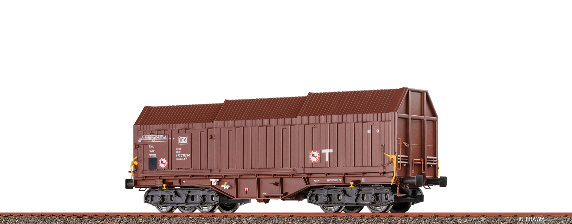 Brawa 51000 DB Teleskophaubenwagen Shimmns-t708 Ep.4
