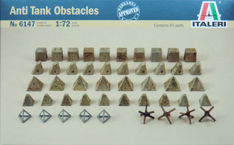 Italeri 6147 Anti Tank Obstacles - Panzersperren