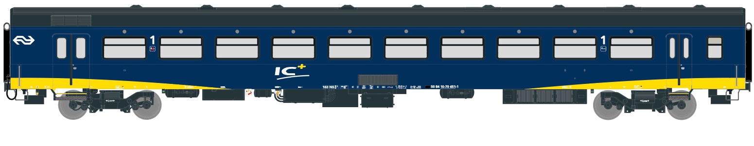 Exact-train 11121 NS Reisezugwagen ICR Plus A Ep.4