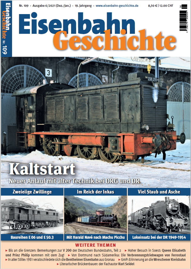 109 Eisenbahn Geschichte Nr. 109