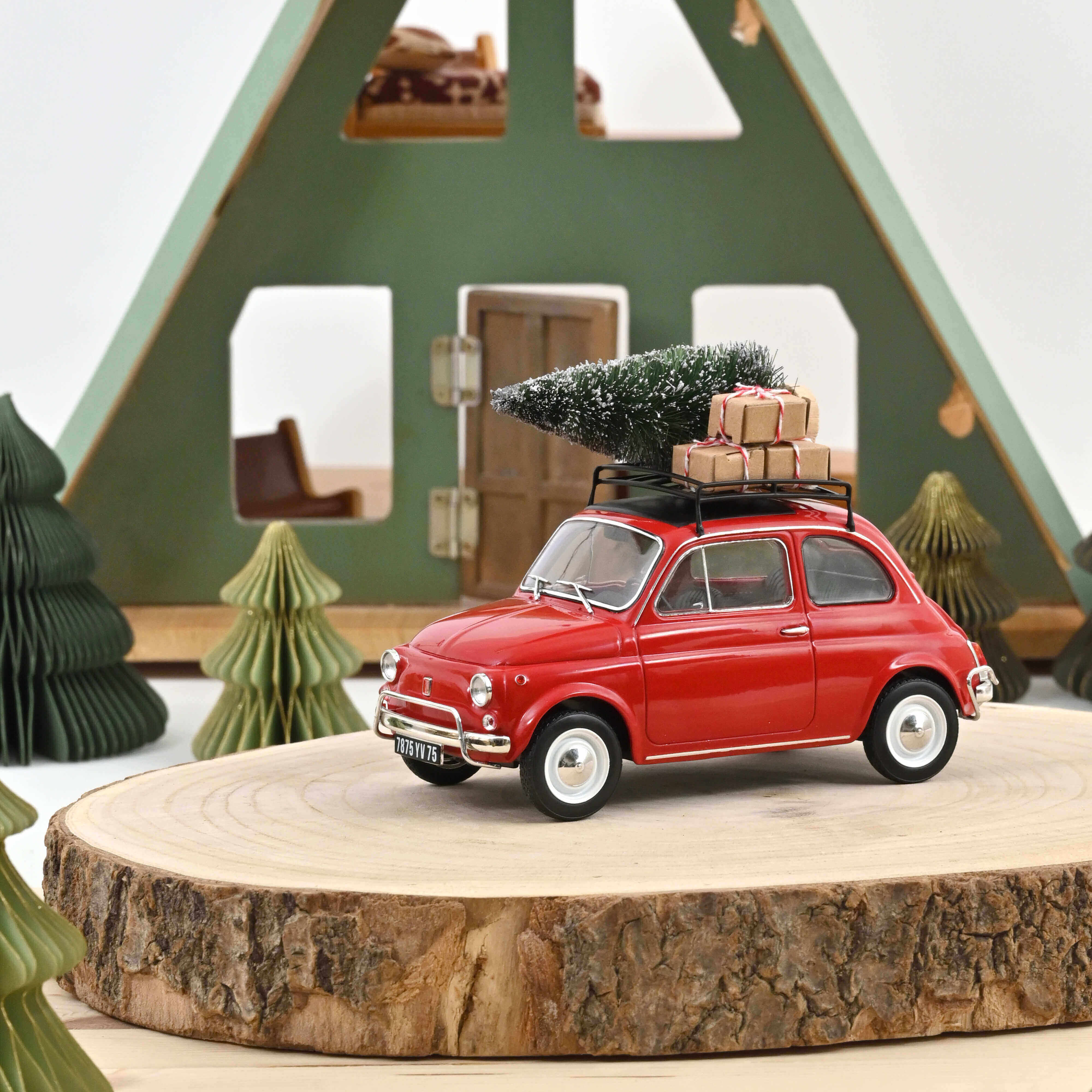 187779 Fiat 500L rot Christmas (1968)