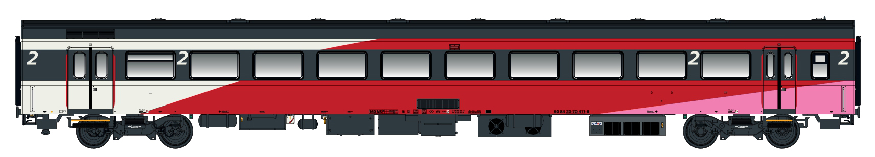 44055-1 NS Fyra Reisezugwagen ICRm B 2.Kl. Ep.6