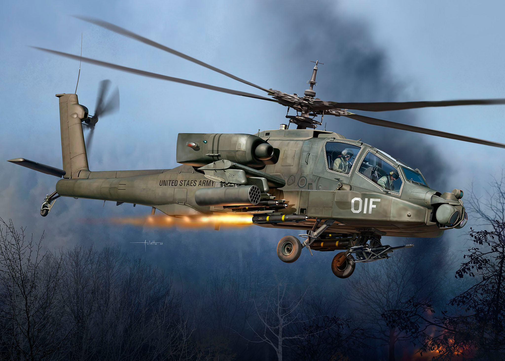 Revell 03824 AH-64A Apache