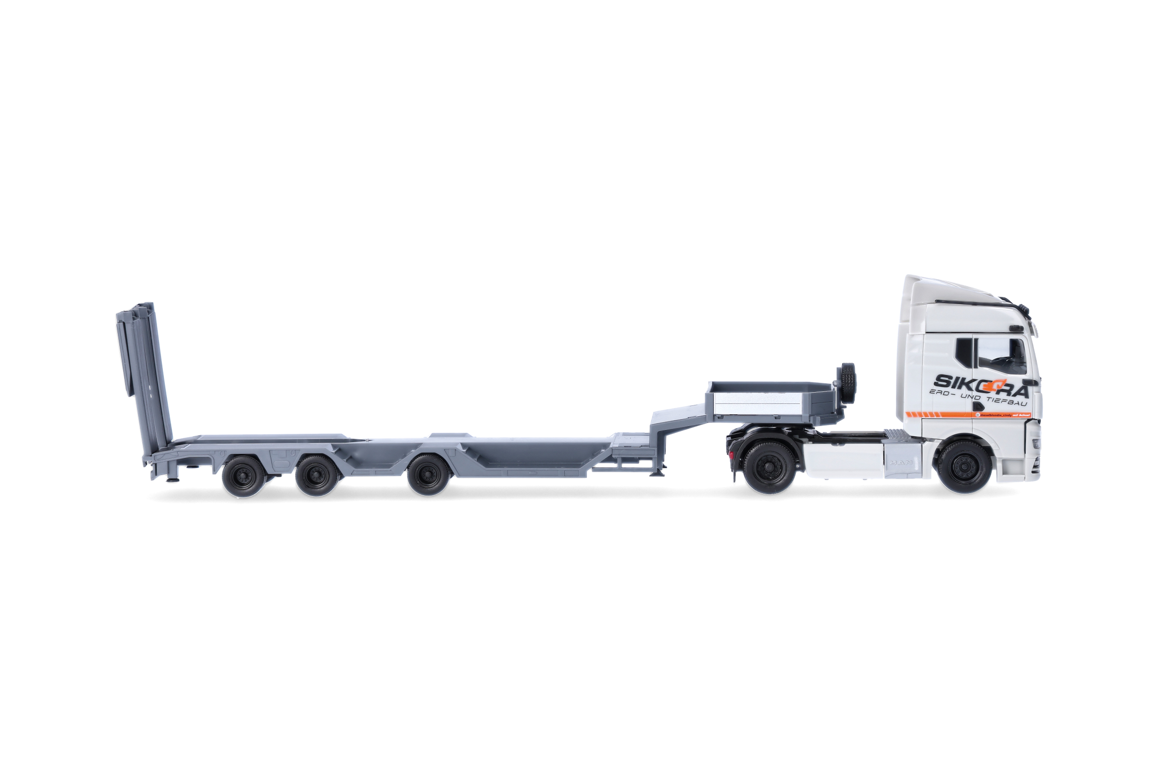 Herpa 320849 MAN TGX GM Semittieflade-SZ Sikora