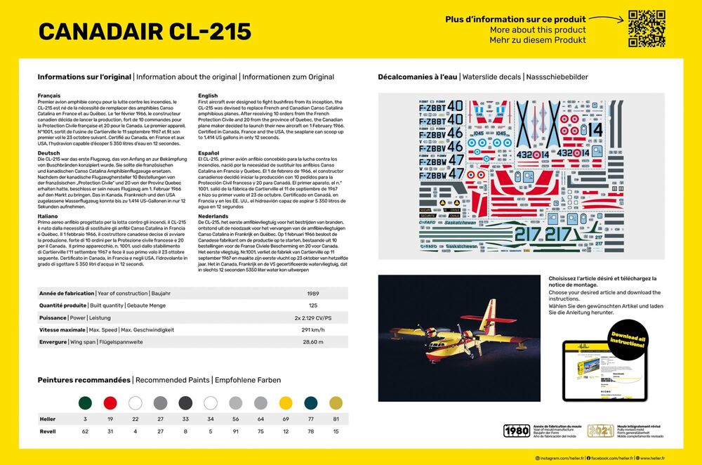 Heller 80373 Canadair CL-215