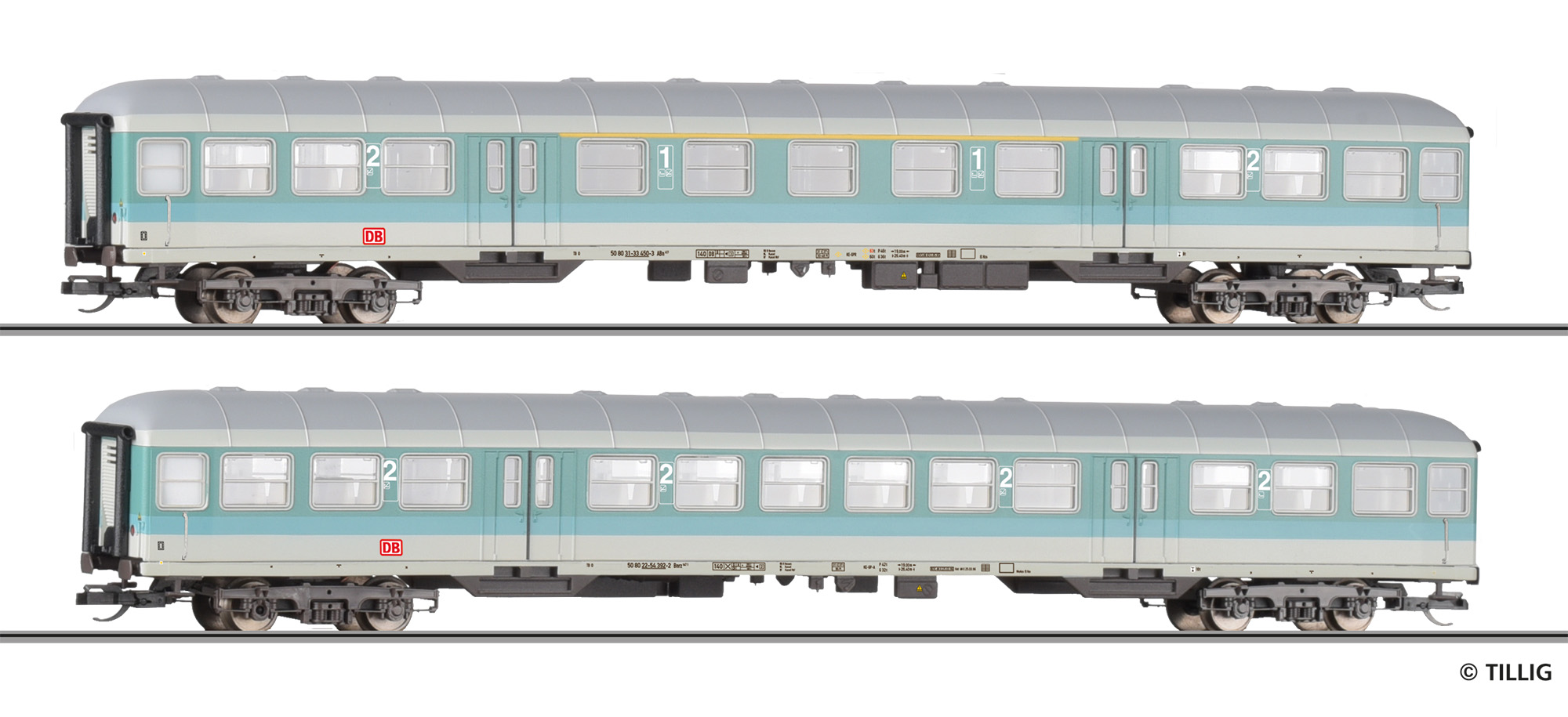 01126 DBAG Reisezugwagen-Set 2-tlg. Ep.6