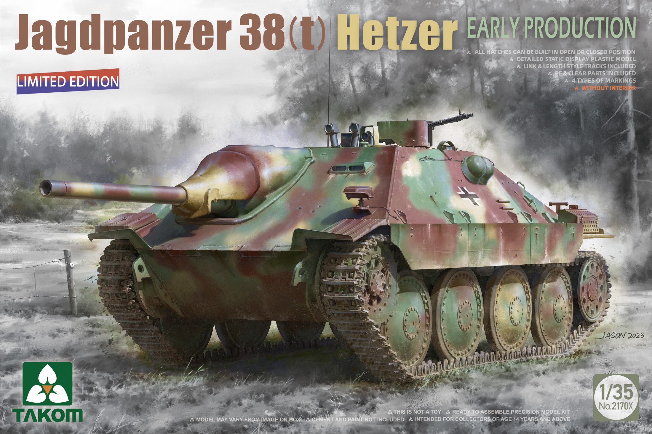2170X Jagdpanzer 38(t) Hetzer Early Production