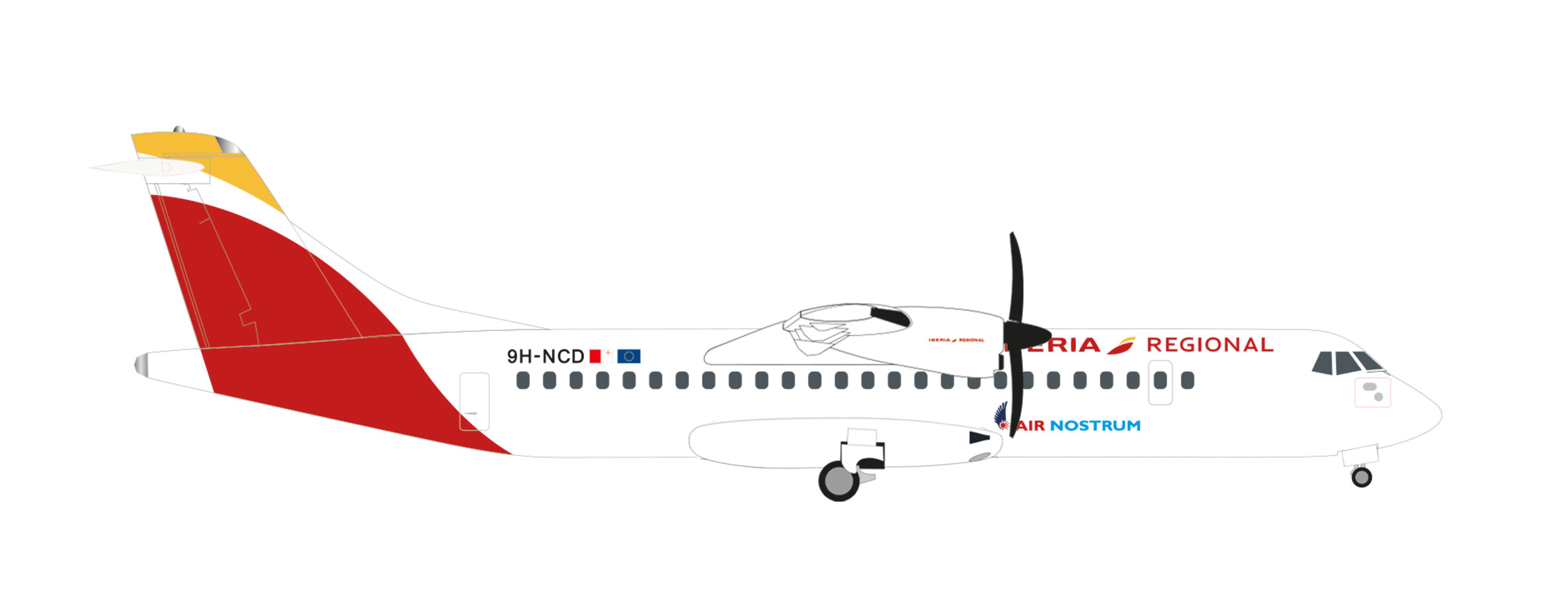 537896 ATR-72-600 Iberia Regional (9H-NGD)