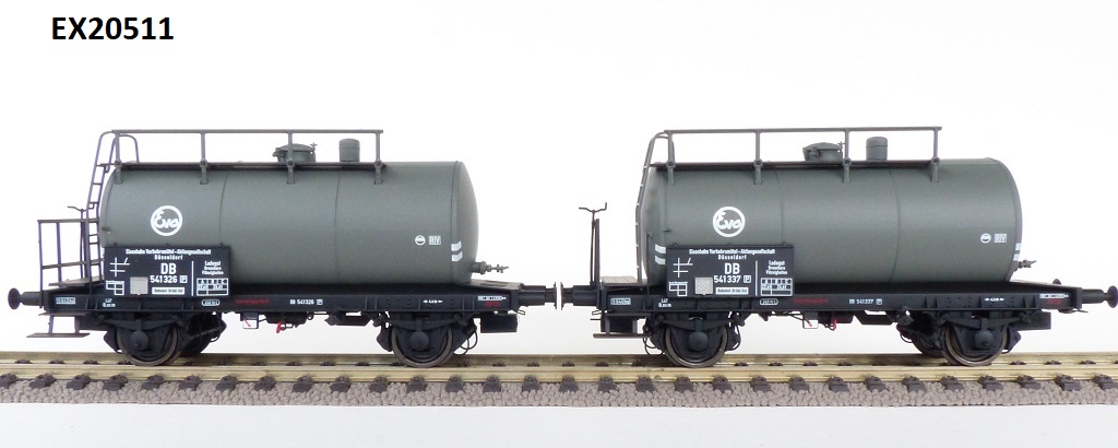 Exact-train 20511 DB Kesselwagen "EVA" Set 2-tlg. Ep.3b