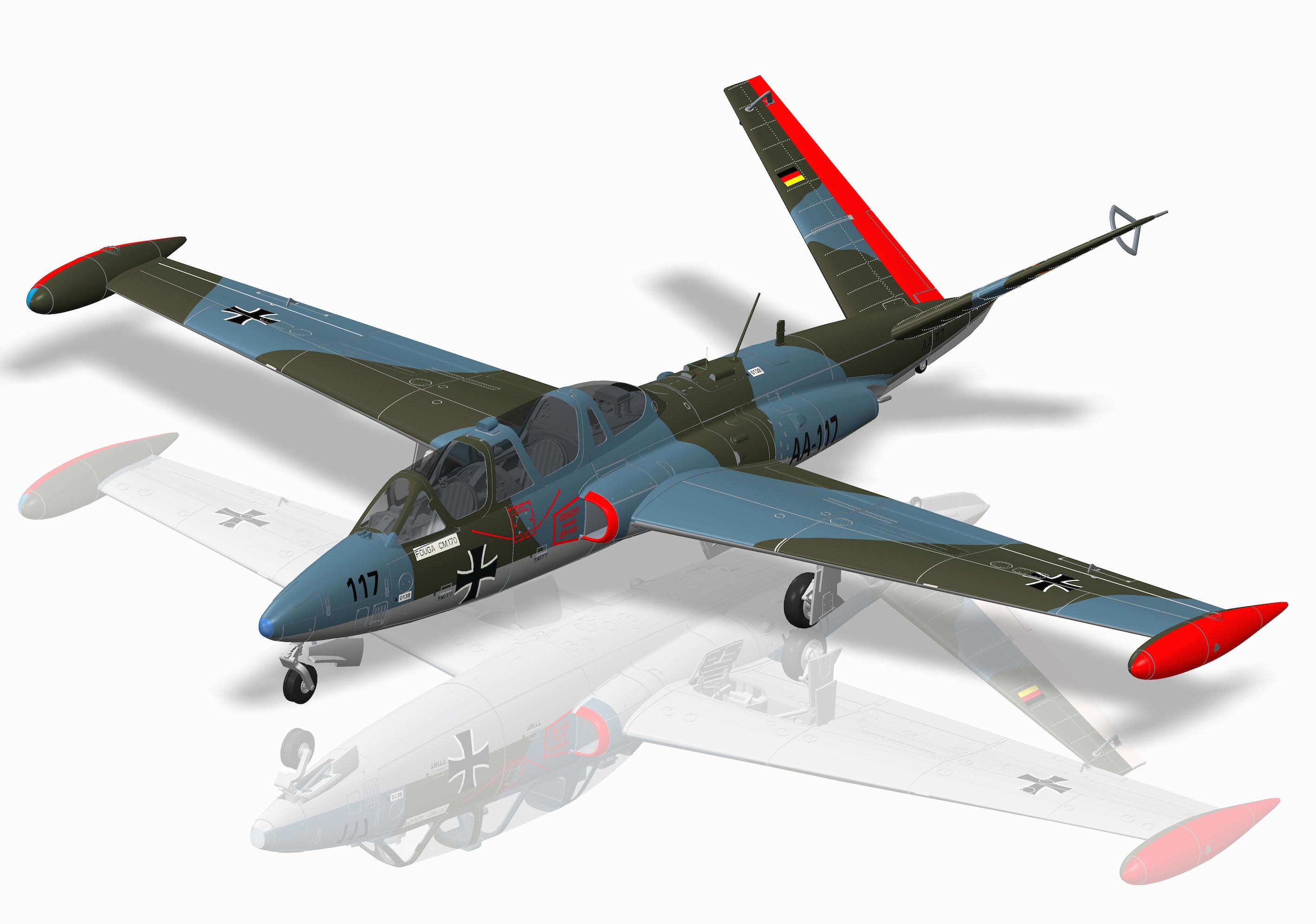 88004 FOUGA CM. 170 Magister