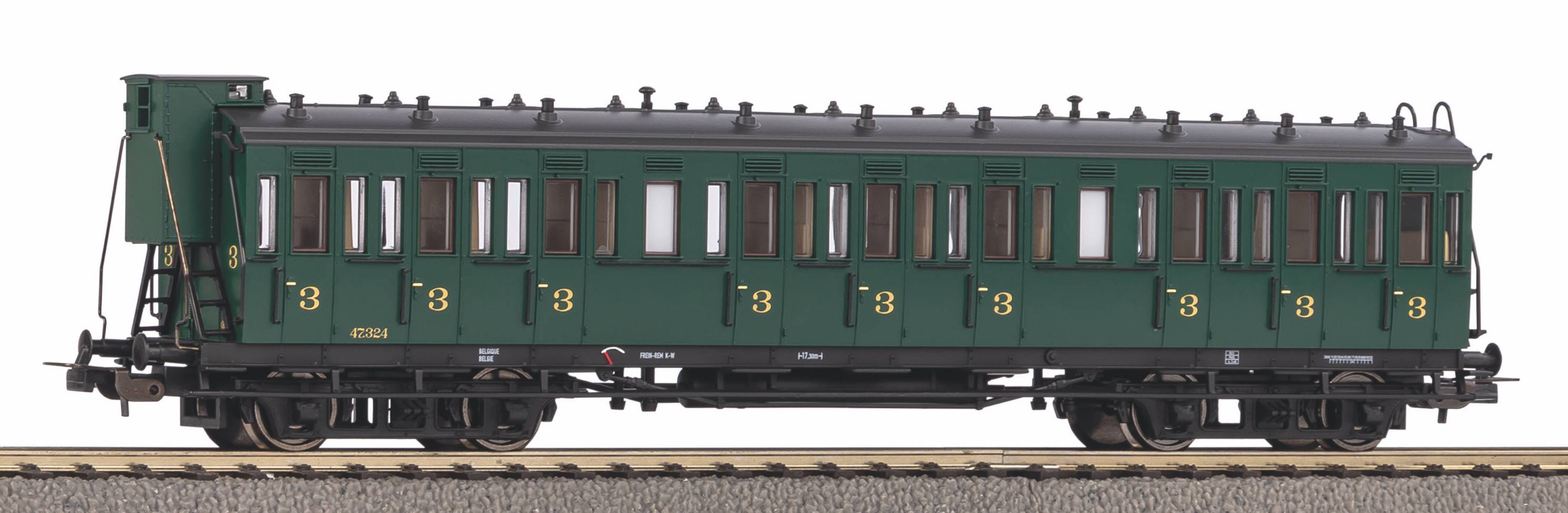 53335 SNCB Personenwagen 3.Kl. mit Br.hs. Ep.3