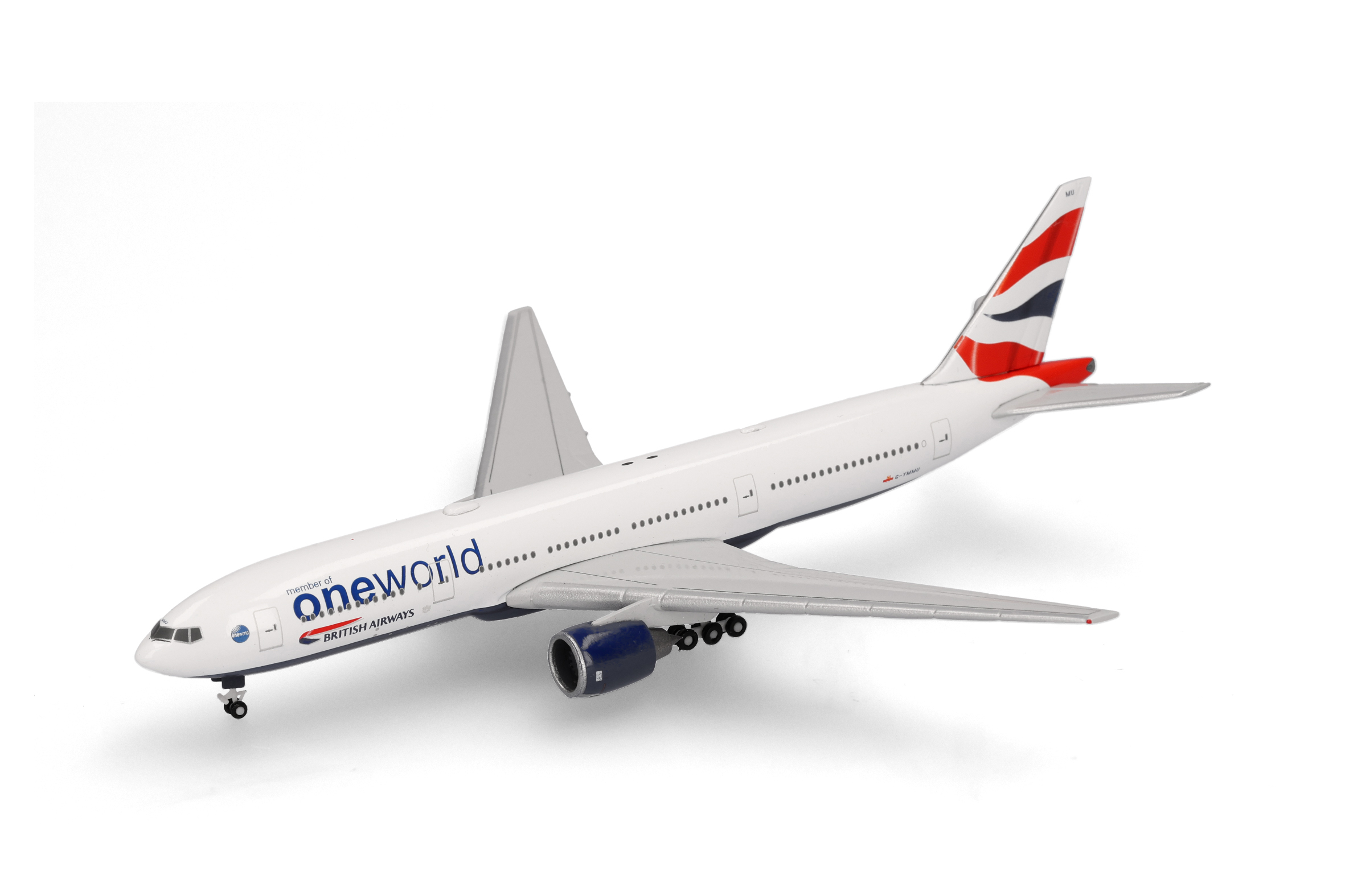 Herpa 539135 Boeing 777-200 British Airways G-YMMU