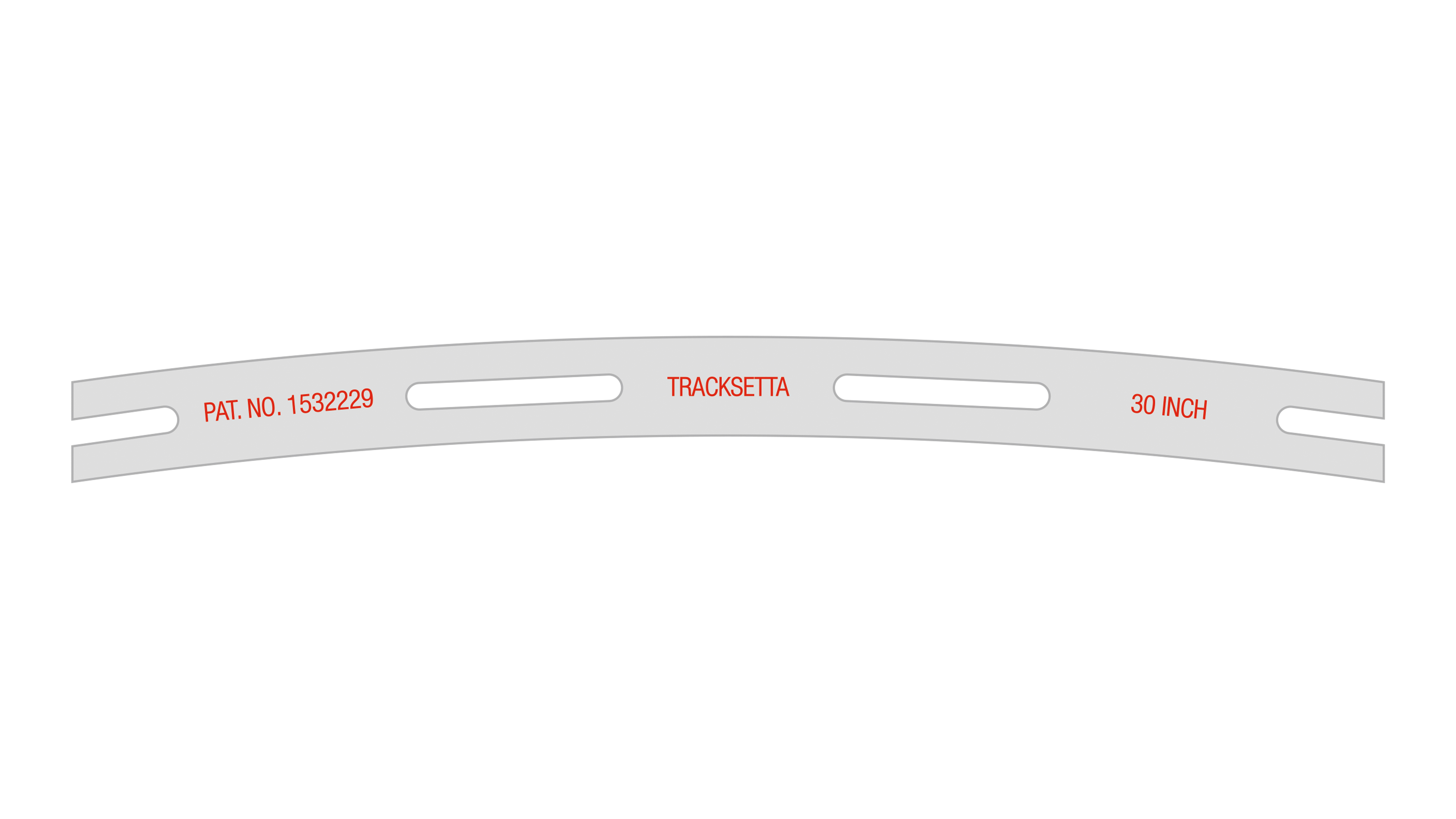 OOT30 Schablone für mm Radius HO