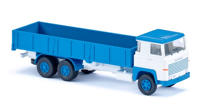 Wiking 043310 Scania 111 LBT Hochbordpritschen-Lkw