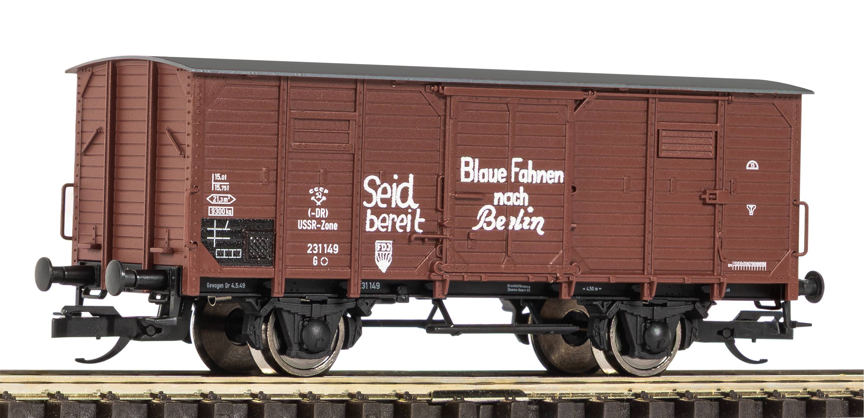 47855 DR ged. Güterwagen G02 FDJ Ep.3