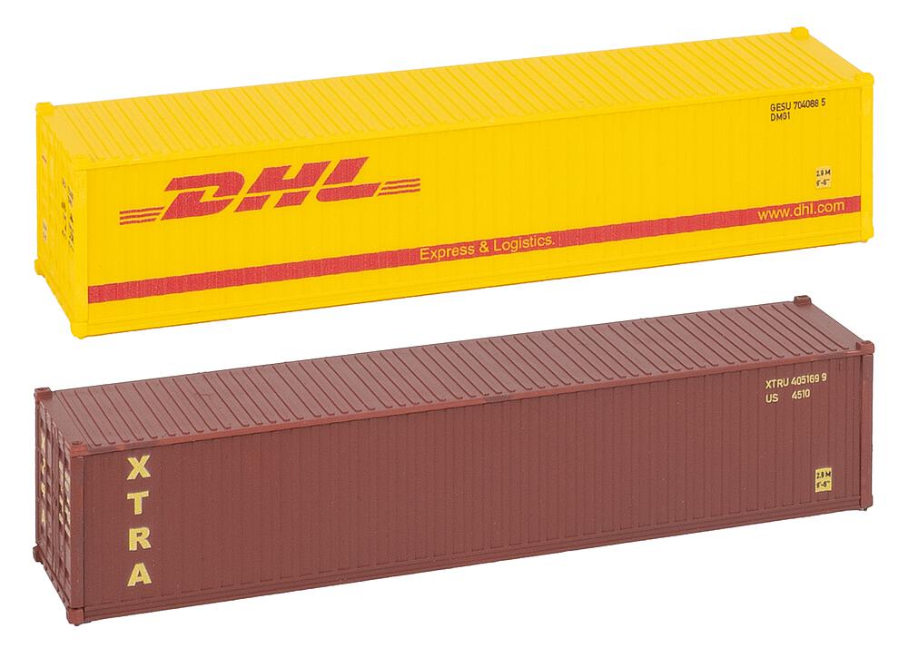 182056 40' Container DHL und XTRA