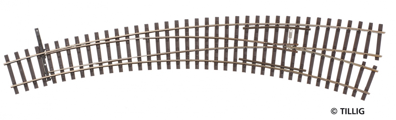 85333 Hand-Innenbogenweiche rechts 29,3°/41,3°