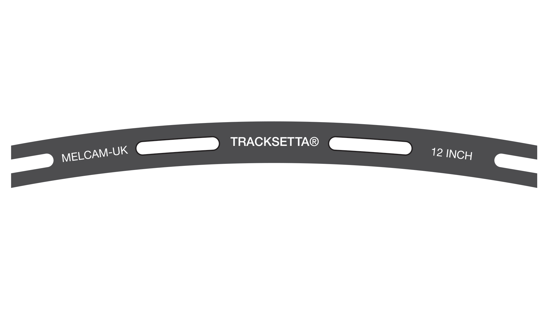 TTT12 Gleisschablone gebogen R305 mm