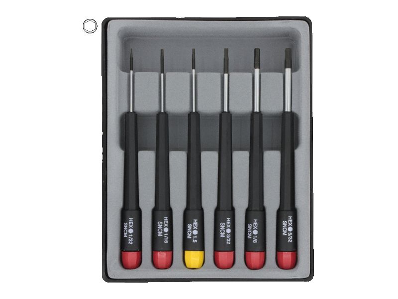 12462 Sechskant Schraubendreher Set Zoll Hexa