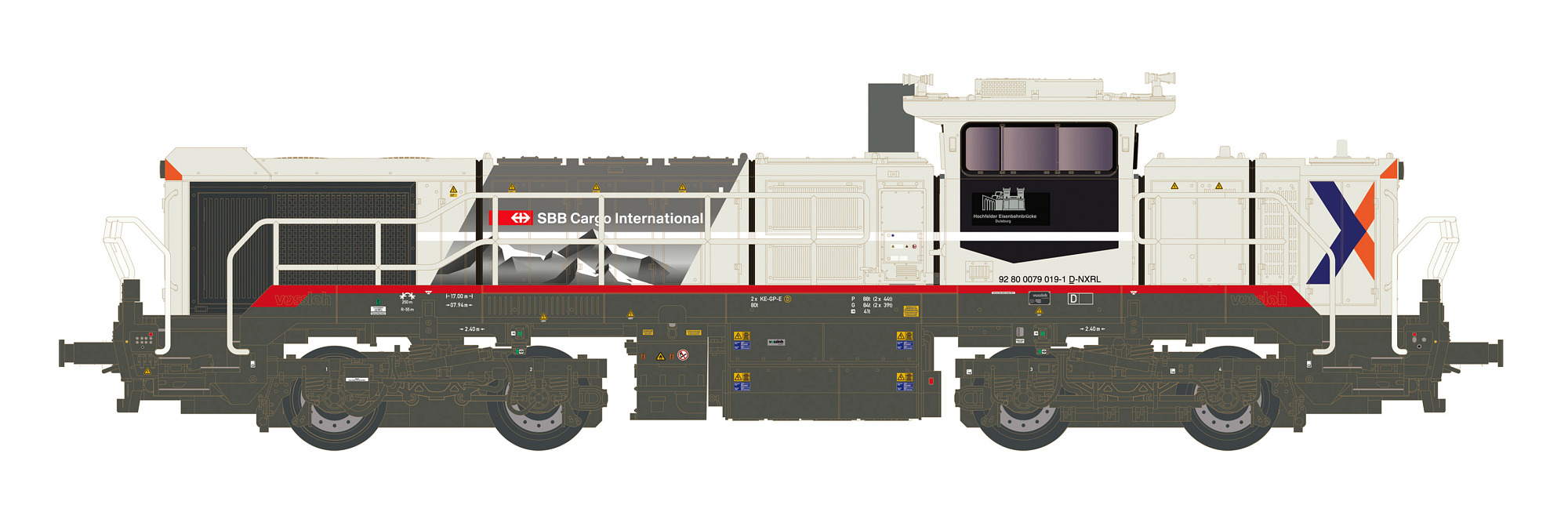 32112 SBB Cargo /Nexrail Diesellok DE 18 Ep.6