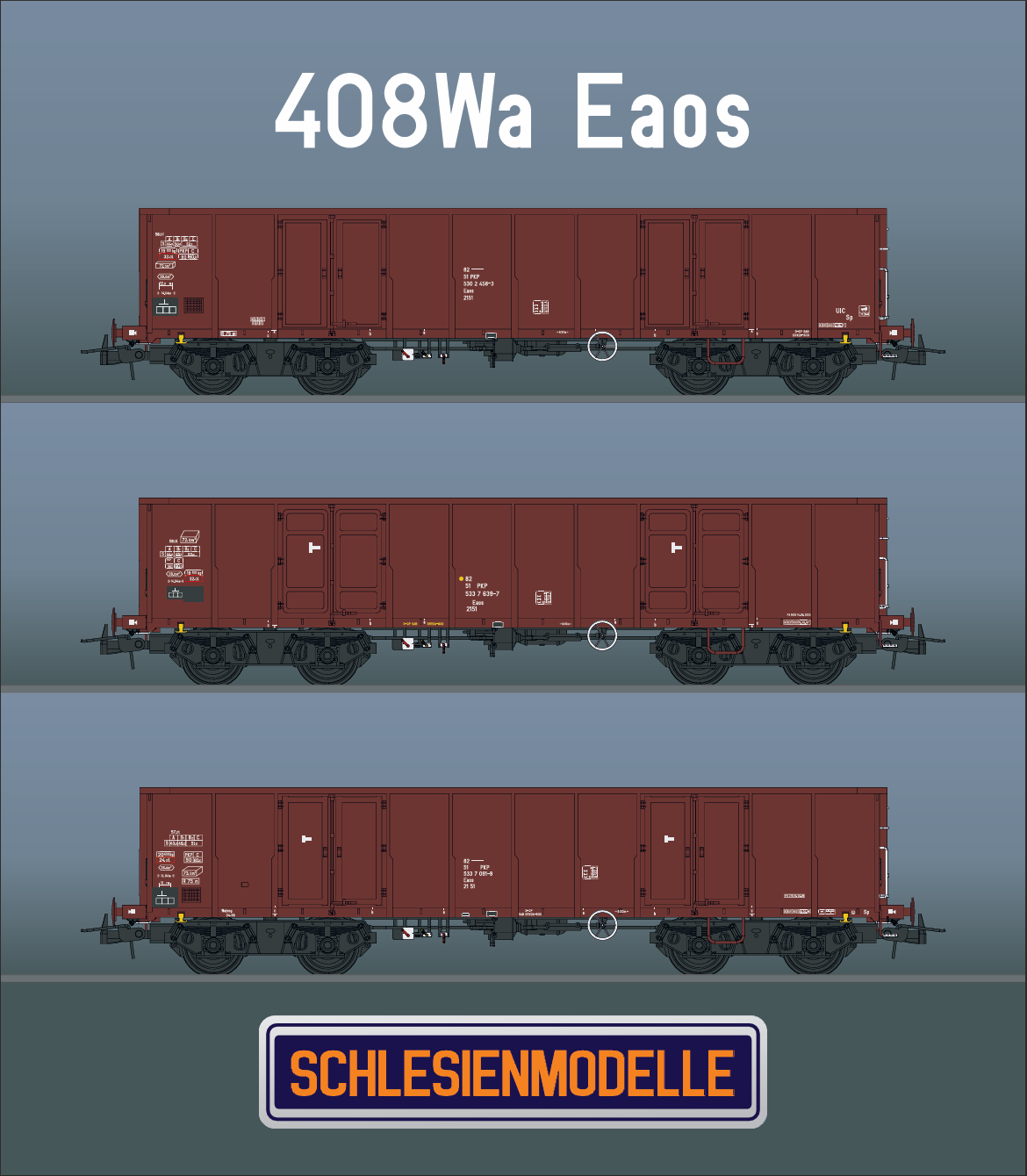 408002 PKP Cargo off. Güterwagen Set 3-tlg Ep.5
