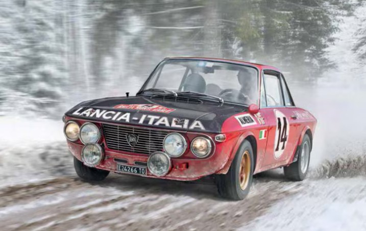 Italeri 3670 Lancia Fulvia HF Rallye Monte 1972