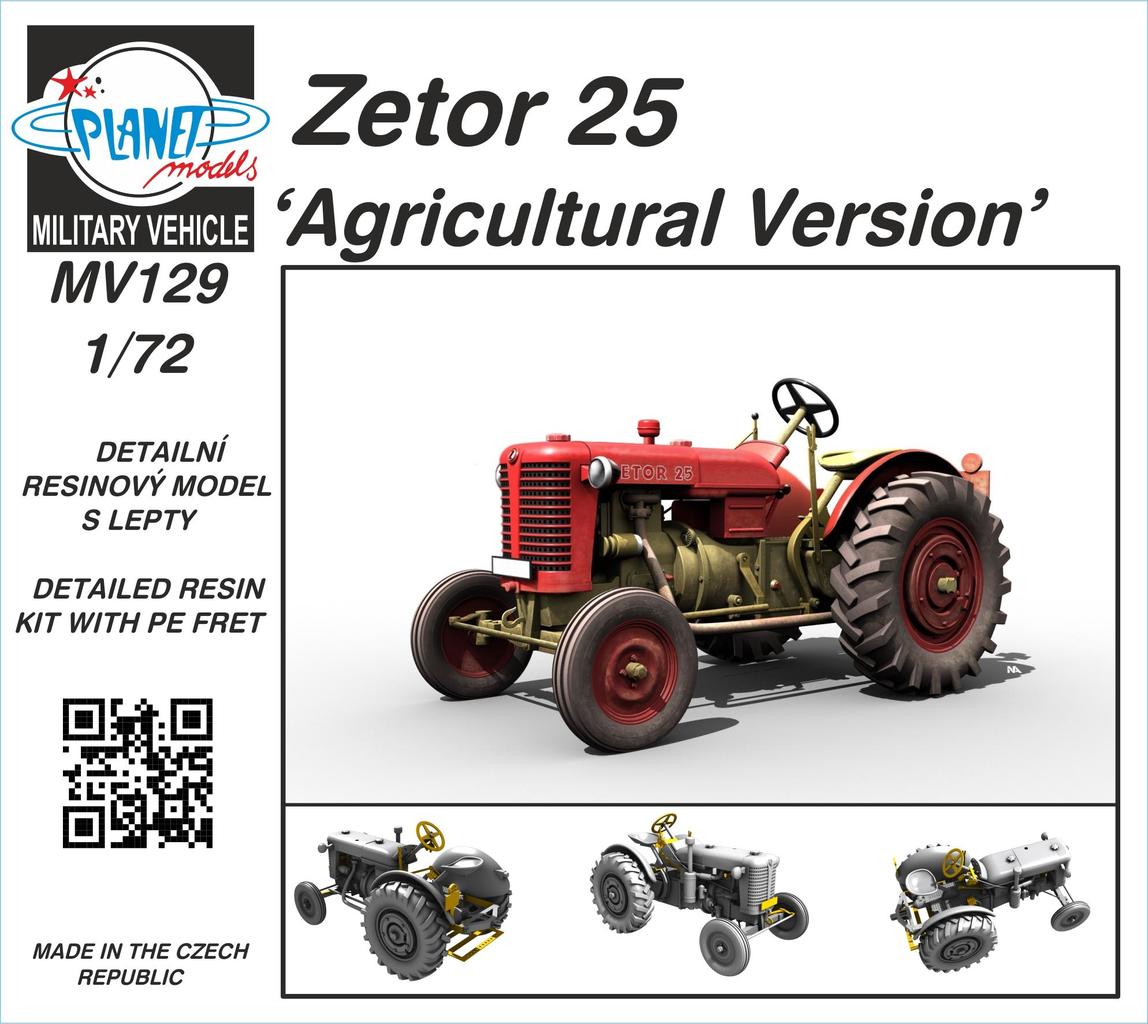 MV129 Planet Models: Traktor Zetor 25