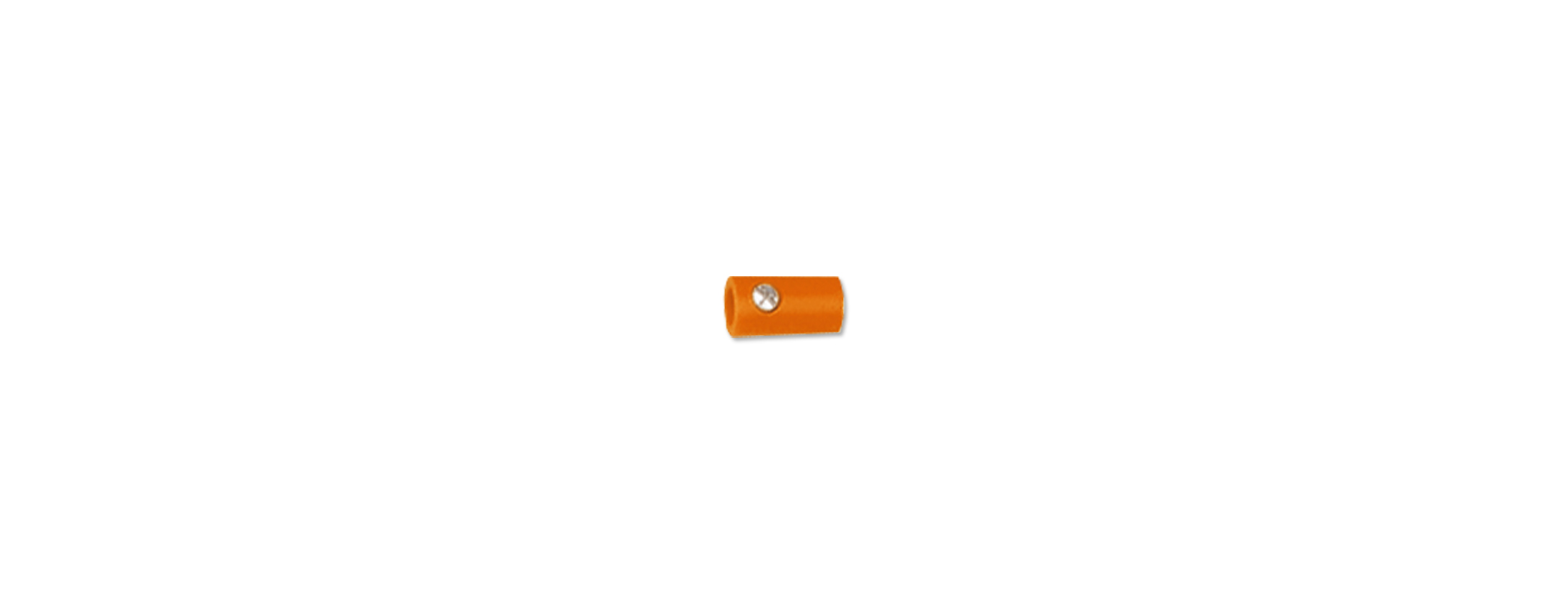 3746 Muffen rund, orange 1,6 mm 10 St.