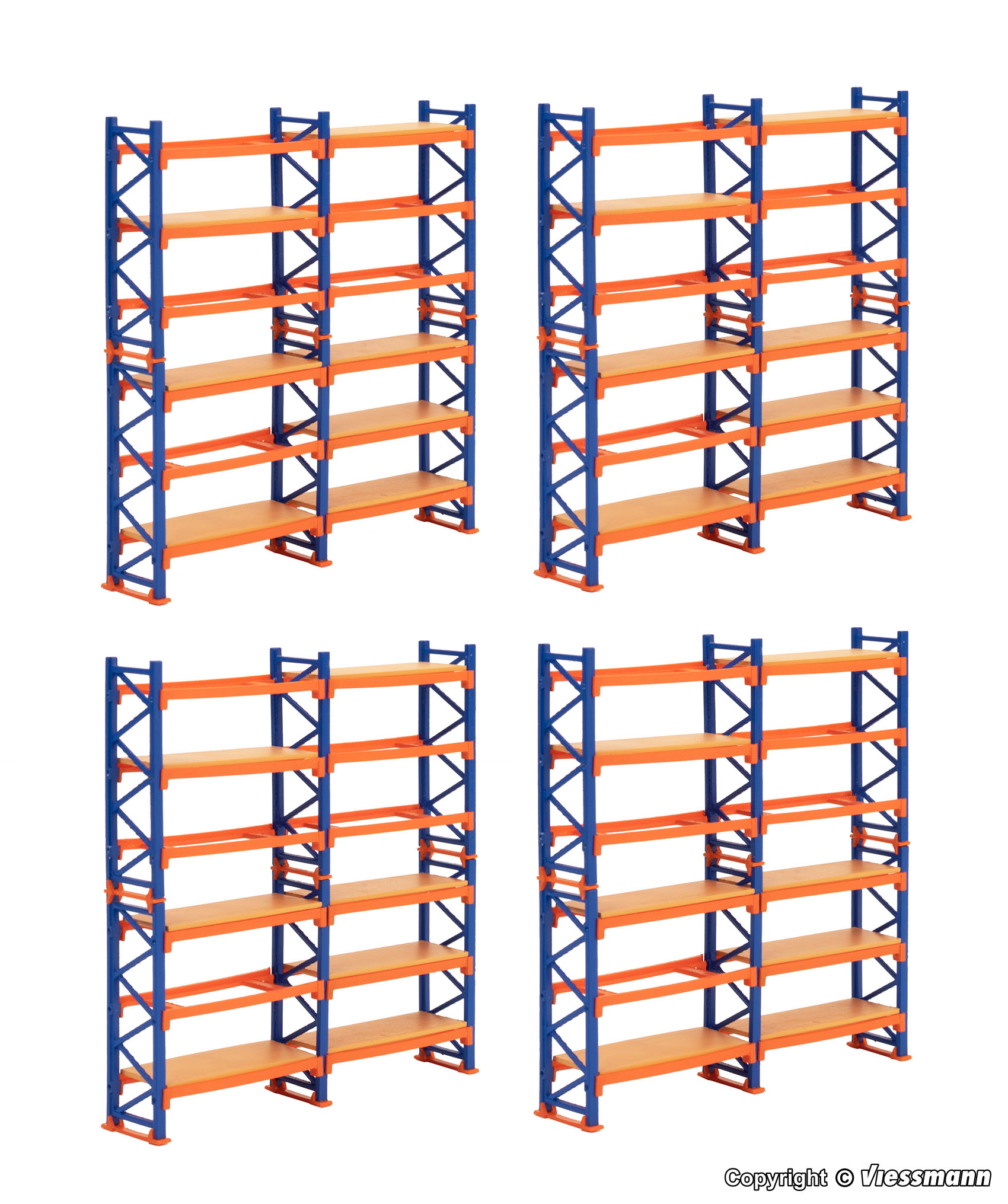 38613 Deko-Set Paletten-Regalsystem 4 Stück