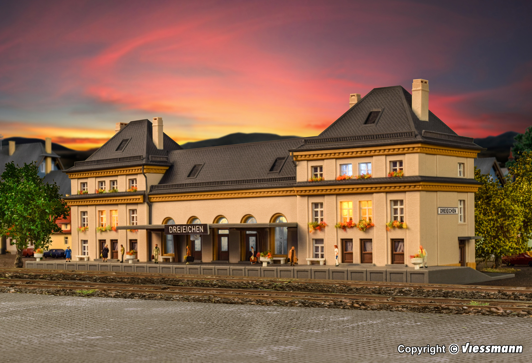 Kibri 36714 Bahnhof Dreieichen